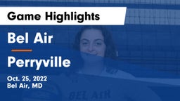 Bel Air  vs Perryville Game Highlights - Oct. 25, 2022