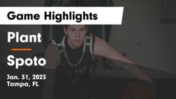 Plant  vs Spoto Game Highlights - Jan. 31, 2023