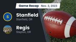 Recap: Stanfield  vs. Regis  2023
