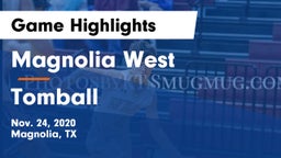 Magnolia West  vs Tomball  Game Highlights - Nov. 24, 2020