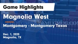 Magnolia West  vs Montgomery  - Montgomery Texas Game Highlights - Dec. 1, 2020