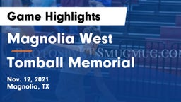Magnolia West  vs Tomball Memorial  Game Highlights - Nov. 12, 2021
