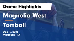Magnolia West  vs Tomball  Game Highlights - Dec. 5, 2023