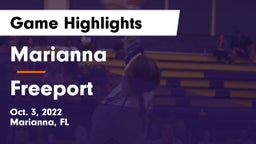 Marianna  vs Freeport  Game Highlights - Oct. 3, 2022