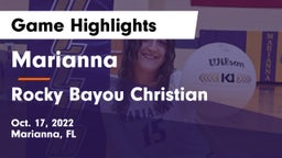 Marianna  vs Rocky Bayou Christian Game Highlights - Oct. 17, 2022