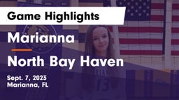 Marianna  vs North Bay Haven  Game Highlights - Sept. 7, 2023