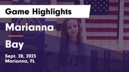 Marianna  vs Bay  Game Highlights - Sept. 28, 2023