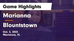 Marianna  vs Blountstown  Game Highlights - Oct. 3, 2023