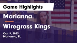 Marianna  vs Wiregrass Kings Game Highlights - Oct. 9, 2023