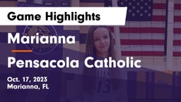 Marianna  vs Pensacola Catholic  Game Highlights - Oct. 17, 2023