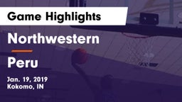 Northwestern  vs Peru  Game Highlights - Jan. 19, 2019