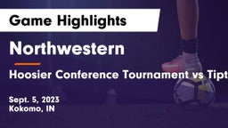 Northwestern  vs Hoosier Conference Tournament vs Tipton Game Highlights - Sept. 5, 2023