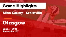 Allen County - Scottsville  vs Glasgow  Game Highlights - Sept. 7, 2023