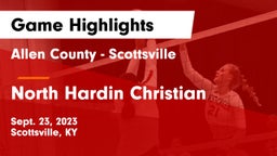 Allen County - Scottsville  vs North Hardin Christian Game Highlights - Sept. 23, 2023