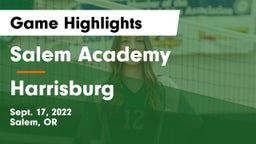 Salem Academy  vs Harrisburg  Game Highlights - Sept. 17, 2022