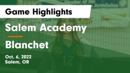 Salem Academy  vs Blanchet  Game Highlights - Oct. 6, 2022