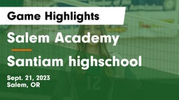 Salem Academy  vs Santiam highschool Game Highlights - Sept. 21, 2023