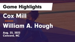 Cox Mill  vs William A. Hough  Game Highlights - Aug. 23, 2022