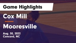 Cox Mill  vs Mooresville Game Highlights - Aug. 30, 2022