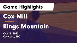 Cox Mill  vs Kings Mountain  Game Highlights - Oct. 3, 2022