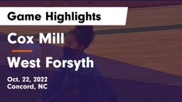 Cox Mill  vs West Forsyth  Game Highlights - Oct. 22, 2022