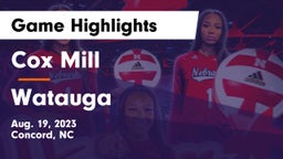 Cox Mill  vs Watauga  Game Highlights - Aug. 19, 2023