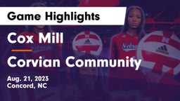 Cox Mill  vs Corvian Community Game Highlights - Aug. 21, 2023