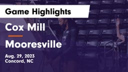 Cox Mill  vs Mooresville  Game Highlights - Aug. 29, 2023