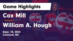 Cox Mill  vs William A. Hough  Game Highlights - Sept. 18, 2023