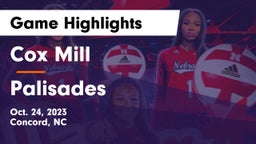 Cox Mill  vs Palisades Game Highlights - Oct. 24, 2023