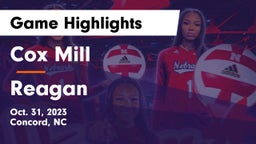 Cox Mill  vs Reagan Game Highlights - Oct. 31, 2023