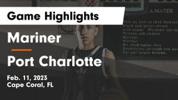 Mariner  vs Port Charlotte  Game Highlights - Feb. 11, 2023
