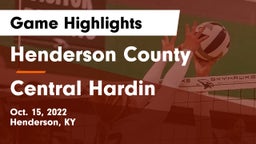 Henderson County  vs Central Hardin  Game Highlights - Oct. 15, 2022