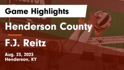 Henderson County  vs F.J. Reitz  Game Highlights - Aug. 23, 2023
