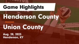 Henderson County  vs Union County  Game Highlights - Aug. 28, 2023