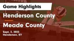 Henderson County  vs Meade County  Game Highlights - Sept. 2, 2023