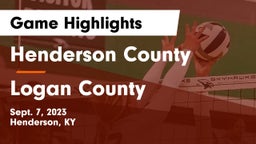 Henderson County  vs Logan County  Game Highlights - Sept. 7, 2023