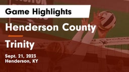 Henderson County  vs Trinity  Game Highlights - Sept. 21, 2023