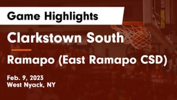 Clarkstown South  vs Ramapo  (East Ramapo CSD) Game Highlights - Feb. 9, 2023