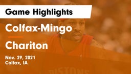 Colfax-Mingo  vs Chariton  Game Highlights - Nov. 29, 2021