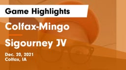 Colfax-Mingo  vs Sigourney JV Game Highlights - Dec. 20, 2021