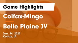 Colfax-Mingo  vs Belle Plaine JV Game Highlights - Jan. 24, 2022