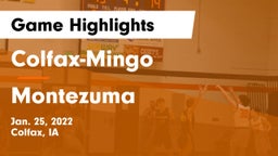 Colfax-Mingo  vs Montezuma  Game Highlights - Jan. 25, 2022