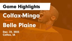 Colfax-Mingo  vs Belle Plaine  Game Highlights - Dec. 22, 2023