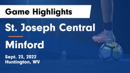 St. Joseph Central  vs Minford  Game Highlights - Sept. 23, 2022