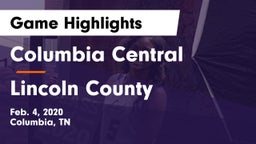 Columbia Central  vs Lincoln County  Game Highlights - Feb. 4, 2020