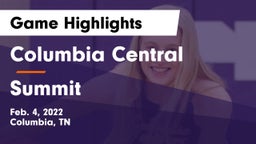 Columbia Central  vs Summit  Game Highlights - Feb. 4, 2022