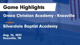 Grace Christian Academy - Knoxville vs Silverdale Baptist Academy Game Highlights - Aug. 26, 2023
