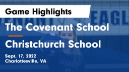 The Covenant School vs Christchurch School Game Highlights - Sept. 17, 2022