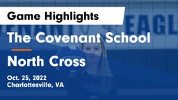 The Covenant School vs North Cross  Game Highlights - Oct. 25, 2022